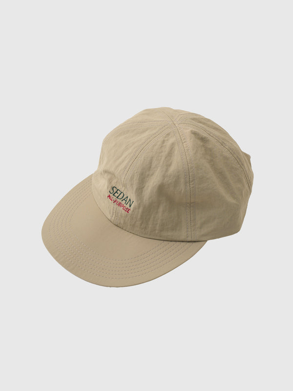 【SEDAN ALL-PURPOSE|セダンオールパーパス】TECH LOGO CAMP CAP/テックロゴキャンプキャップ(BEIGE)