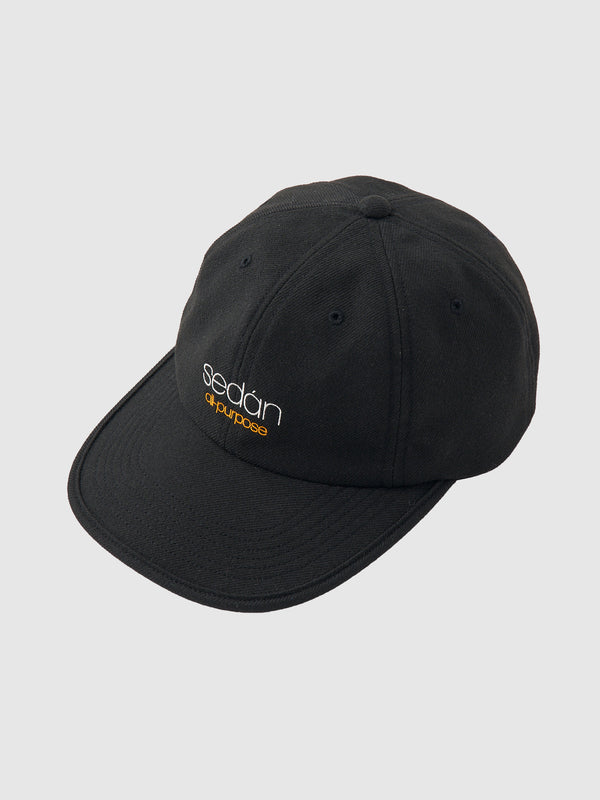 【SEDAN ALL-PURPOSE | セダンオールパーパス】CLASSIC LOGO TECH WOOL CAP/クラシックロゴテックウールキャップ(BLACK)