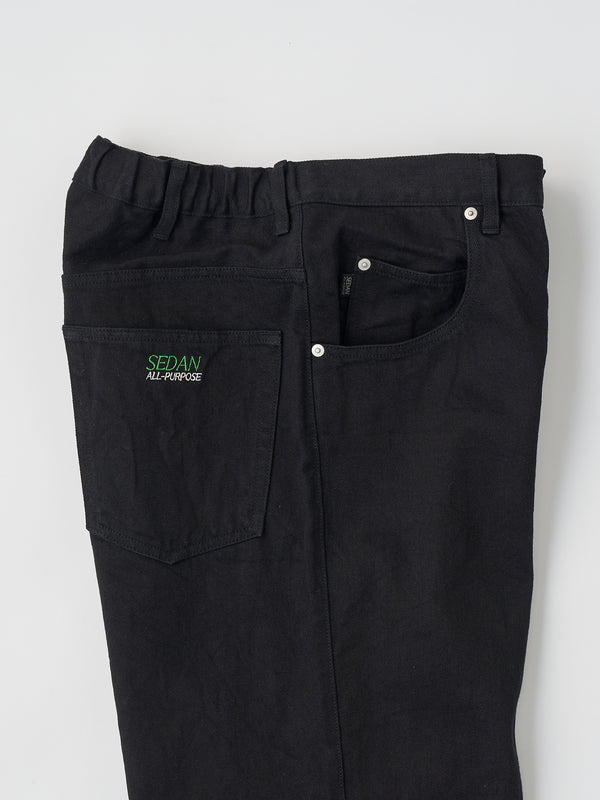 【SEDAN ALL-PURPOSE|セダンオールパーパス】CLASSIC FIT 5P PANTS/クラシックフィット5Pパンツ(BLACK)