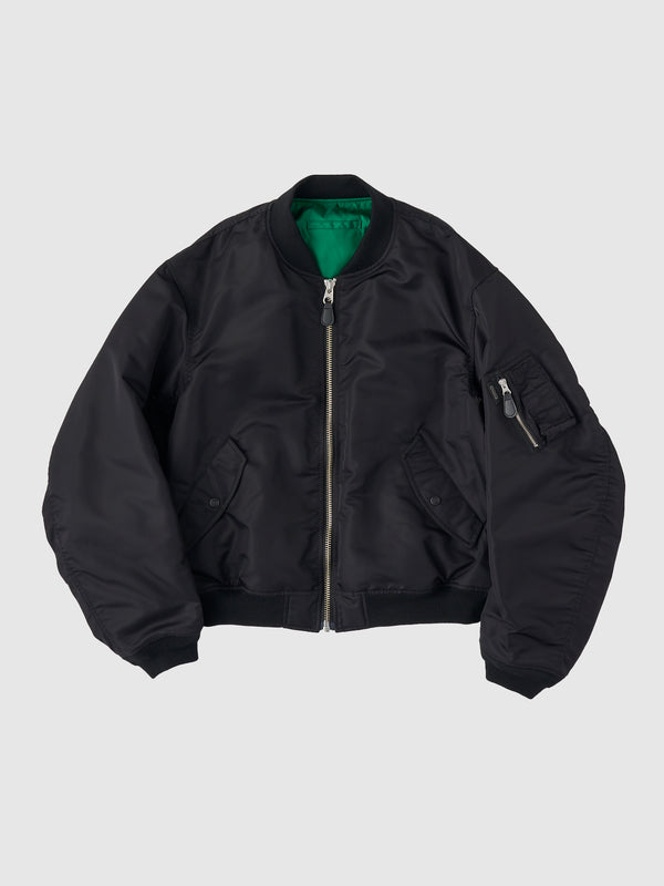 REVERASIBLE CORDURA FLIGHT JACKET/リバーシブルコーデュラフライトジャケット(BLACK)