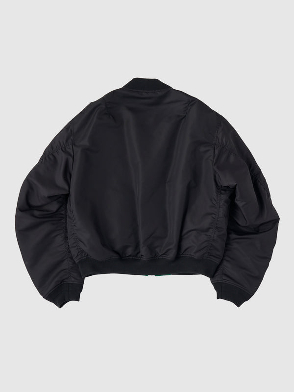 REVERASIBLE CORDURA FLIGHT JACKET/リバーシブルコーデュラフライトジャケット(BLACK)