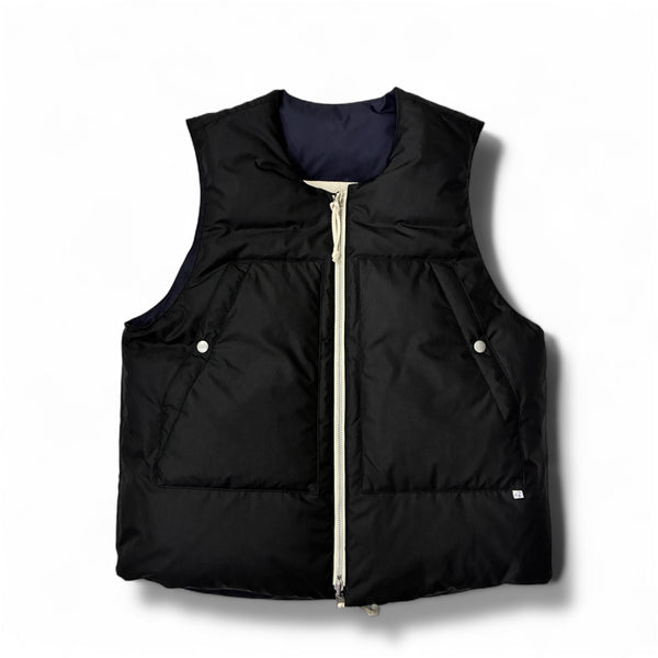 【NOROLL|ノーロール】VESTAS TWO FACE DOWN(BLACK／NAVY)