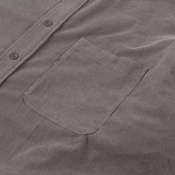 【PAPERSKY WEAR|ペーパースカイウェア】HIKE&BIKE CAVE CORDUROY BIG SHIRT/ハイク&バイク CAVE コーデュロイビックシャツ(GRAYGE)