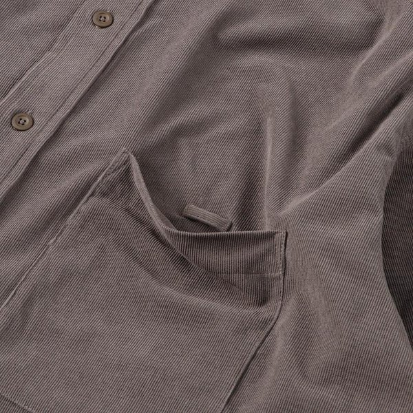 【PAPERSKY WEAR|ペーパースカイウェア】HIKE&BIKE CAVE CORDUROY BIG SHIRT/ハイク&バイク CAVE コーデュロイビックシャツ(GRAYGE)