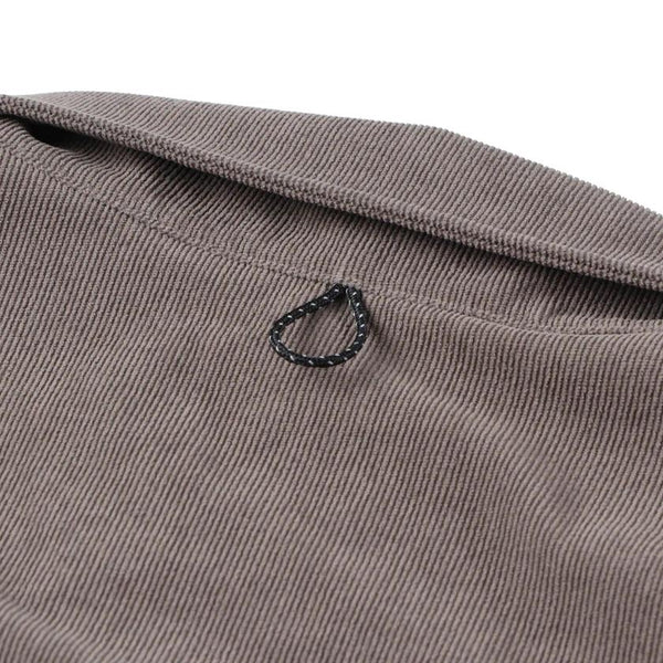 【PAPERSKY WEAR|ペーパースカイウェア】HIKE&BIKE CAVE CORDUROY BIG SHIRT/ハイク&バイク CAVE コーデュロイビックシャツ(GRAYGE)