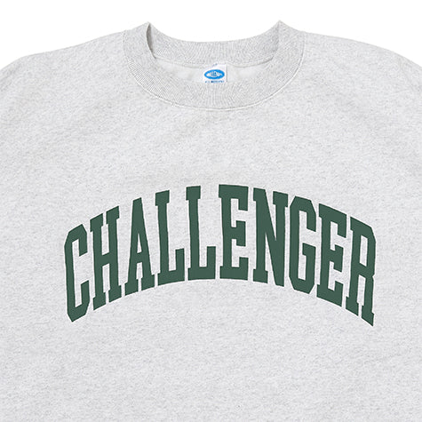 【CHALLENGER|チャレンジャー】COLLEGE C/N SWEAT (GRAY,BLACK)