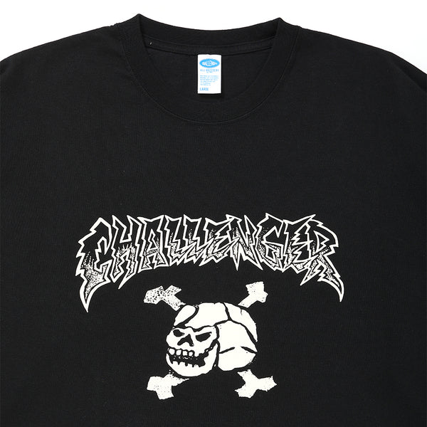 【CHALLENGER|チャレンジャー】L/S SKULL TEE (WHITE,BLACK)