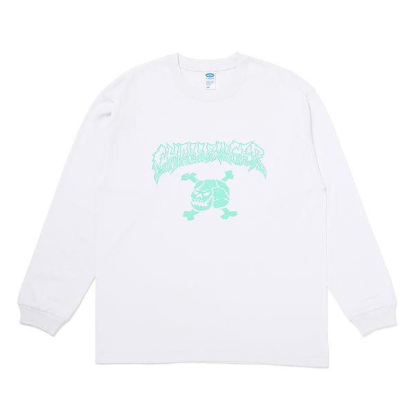 【CHALLENGER|チャレンジャー】L/S SKULL TEE (WHITE,BLACK)