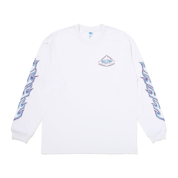 【CHALLENGER|チャレンジャー】L/S FLAME TEE(WHITE,BLACK)