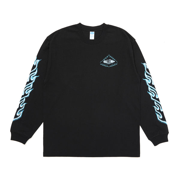【CHALLENGER|チャレンジャー】L/S FLAME TEE(WHITE,BLACK)