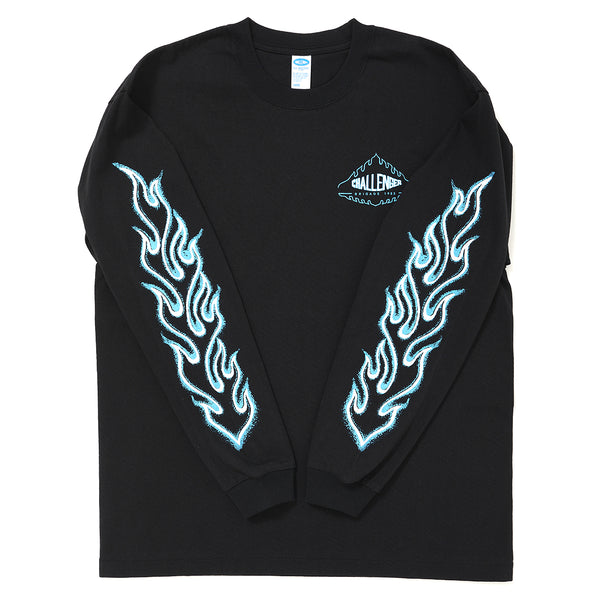 【CHALLENGER|チャレンジャー】L/S FLAME TEE(WHITE,BLACK)