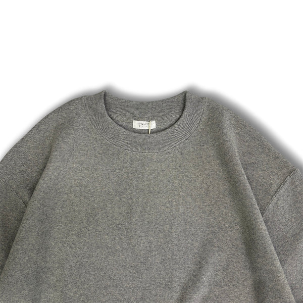 【CREPUSCULE|クレプスキュール】CO RIB SWEAT P/O/コットンリブ スウェット プルオーバー(OATMEAL , GRAY) 正規取扱店舗 公式オンライン通販 島根 松江 