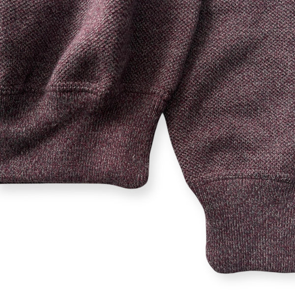 【CREPUSCULE|クレプスキュール】COTTON WOOL MOSS STITCH SKIPPER/コットンウール モスステッチ スキッパー(BLUE GRAY , BURGUNDY , CHARCOAL)