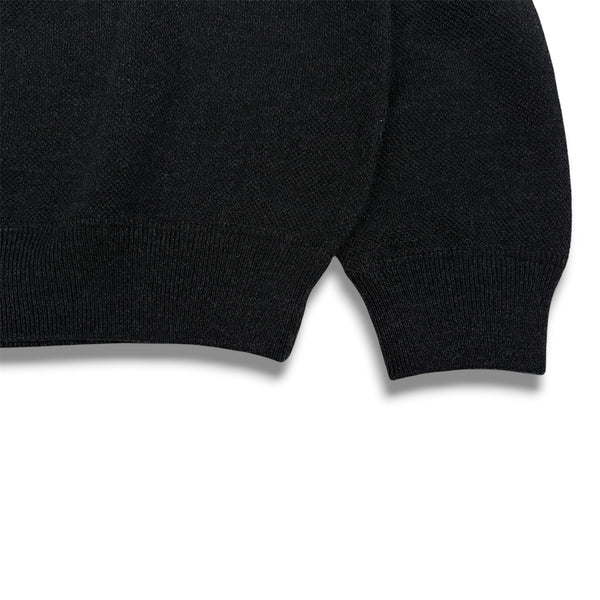 【CREPUSCULE|クレプスキュール】COTTON WOOL MOSS STITCH P/O(KHAKI , NAVY , BROWN , BLACK) 正規取扱店舗 公式オンライン通販 島根 松江 コットンニット 26FW