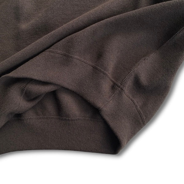 【CREPUSCULE|クレプスキュール】COTTON WOOL MOSS STITCH P/O(KHAKI , NAVY , BROWN , BLACK) 正規取扱店舗 公式オンライン通販 島根 松江 コットンニット 26FW