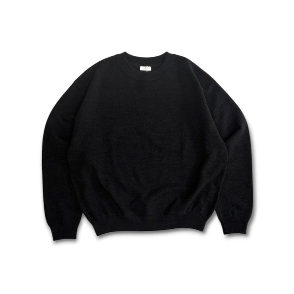 【CREPUSCULE|クレプスキュール】COTTON WOOL MOSS STITCH P/O(KHAKI , NAVY , BROWN , BLACK) 正規取扱店舗 公式オンライン通販 島根 松江 コットンニット 26FW