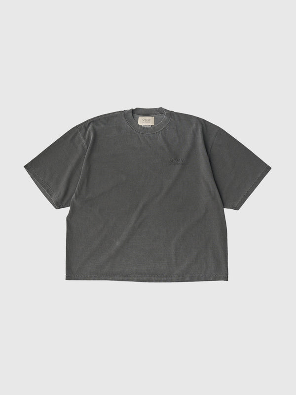 【SEDAN ALL-PURPOSE|セダンオールパーパス】GARMENT DYED S/S TEE/ガーメントダイS/Sティー(WHITE,CHARCOAL,BLACK)