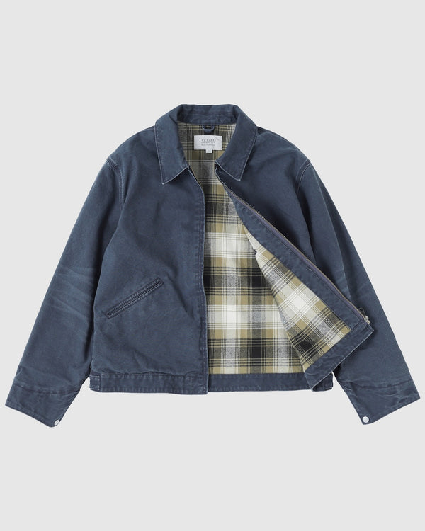 【SEDAN ALL-PURPOSE|セダンオールパーパス】VINTAGE WASHED COTTON DUCK JACKET/ヴィンテージウォッシュドコットンダックジャケット(KHAKI , CHARCOAL)