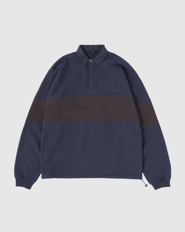 【SEDAN ALL-PURPOSE|セダンオールパーパス】RUGBY JERSEY/ラグビージャージー(CHARCOAL×BROWN , NAVY×OLIVE)