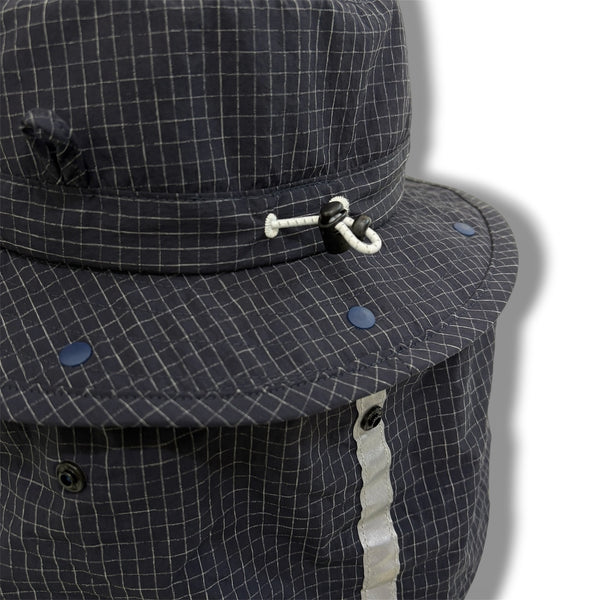 【NO CAP|ノーキャップ】CITY BREAK HAT/シティーブレイクハット(OYSTER ASH , NAUTCAL NAVY) 正規取扱店舗 公式オンライン通販 バケットハット リフレクター