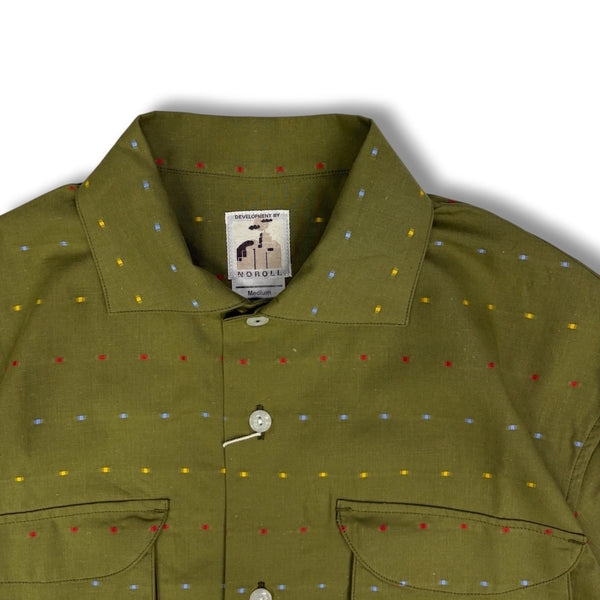 【NOROLL|ノーロール】DOT S/S SHIRT/ドット シャツ(OLIVE)