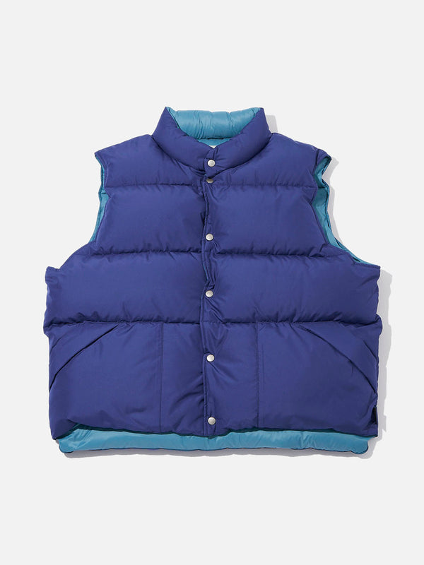 【SEDAN ALL-PURPOSE | セダンオールパーパス】CLASSIC DOWN VEST/クラシックダウンベスト(NAVY)