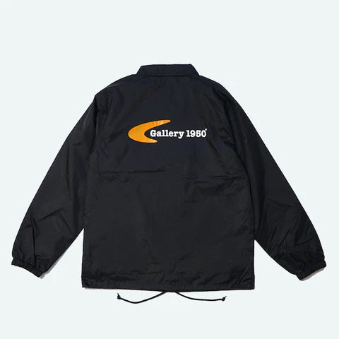 NYLON COACH JACKET/ナイロン コーチ ジャケット(BLACK)