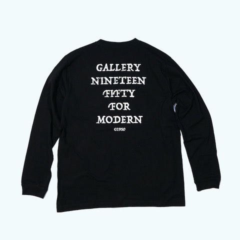 L/S TEE-FOR MODERN / L/S TEE フォーモダン(BLACK)