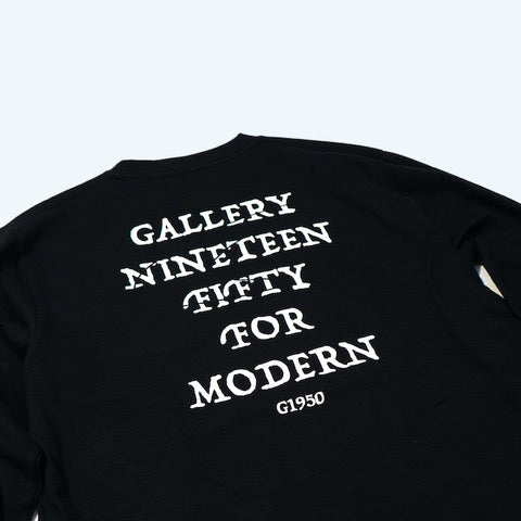L/S TEE-FOR MODERN / L/S TEE フォーモダン(BLACK)