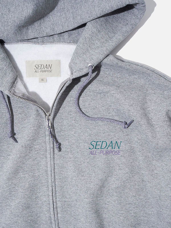 【SEDAN ALL-PURPOSE | セダンオールパーパス】OG LOGO FULL ZIP HOODIE/オージーロゴ フルジップフーディー (OXFORD)