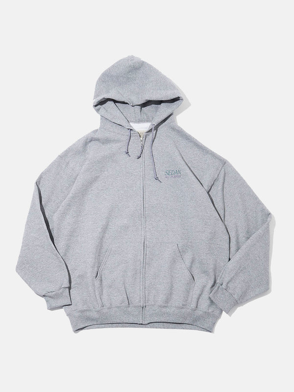 【SEDAN ALL-PURPOSE | セダンオールパーパス】OG LOGO FULL ZIP HOODIE/オージーロゴ フルジップフーディー (OXFORD)