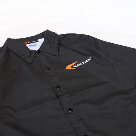 【GALLERY 1950|ギャラリー 1950】NYLON COACH JACKET/ナイロンコーチジャケット(BLACK)