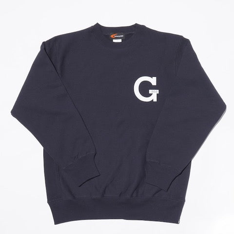 【GALLERY 1950|ギャラリー 1950】SIDE PANEL SWEAT CREW-G/サイドパネルスウェットクルー G(ASH,NAVY,BLACK)