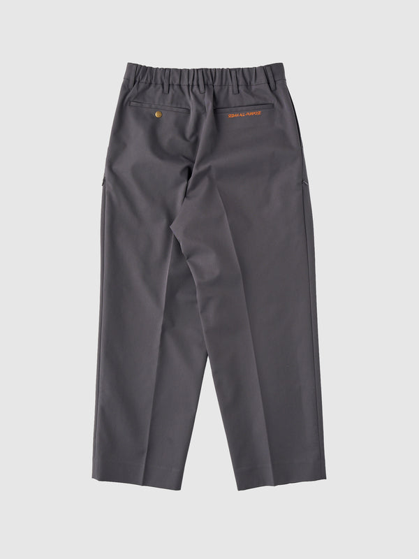 VENTILATION TECH CHINO SLACKS/ベンチレーションテックチノスラックス(DARK GREY)