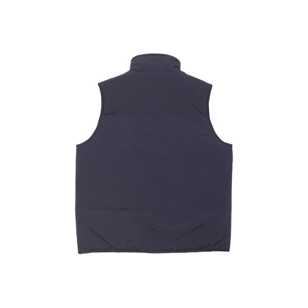 【FARAH|ファーラー】NYLON ZIP UP VEST/ナイロンジップアップベスト(NAVY)