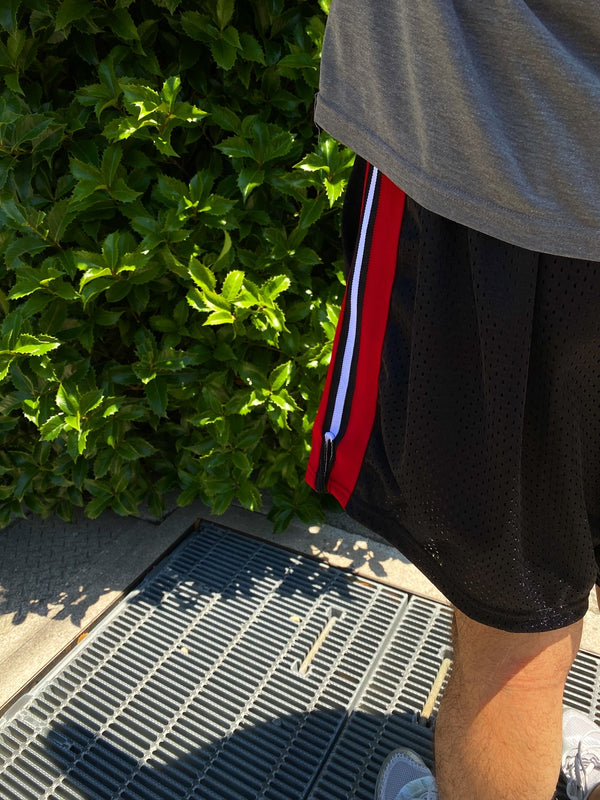 【LQQK STUDIO|ルックスタジオ】LQQK SHORTS/ルックショーツ(BLACK/RED)