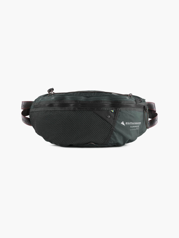 【KLATTERMUSEN|クレッタルムーセン】ELDRIMNER LUMBARPACK 5L(DARK TEAL , RAVEN) 正規取扱店舗 公式オンライン通販 島根 松江 ウエストパック 26FW エルドリムナー ランバーパック 5L 軽量 ランバーパック