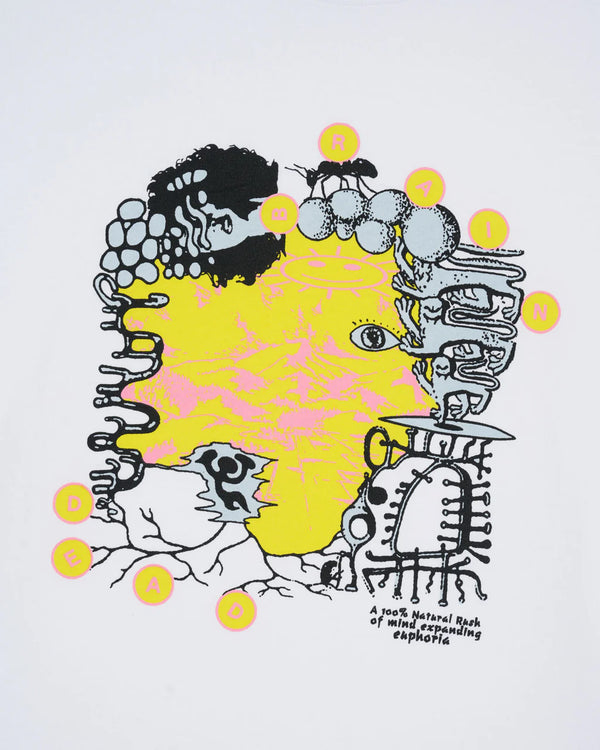 【BRAIN DEAD|ブレインデッド】EUPHORIA T-SHIRT/ユーフォリアティーシャツ(WHITE)