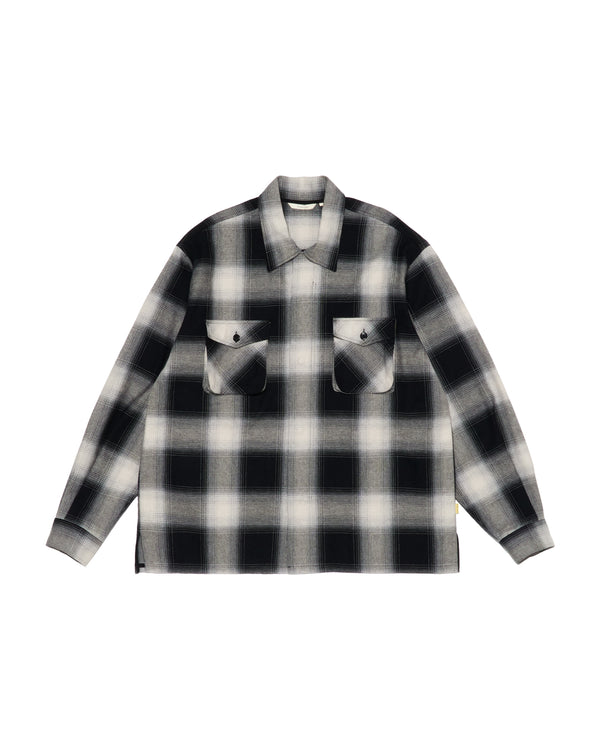 【FARAH|ファーラー】BIG CHECK SHIRT OUTER/ビッグチェックシャツアウター(BLACK PLAIDS)