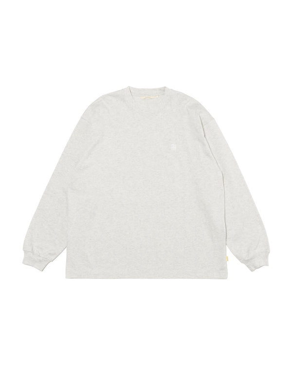 【FARAH|ファーラー】EMBROYDERY LOGO L/S TEE "FRH LOGO"/エンブロイダリーロゴL/Sティー"(WHITE , HEATHER GREY , NAVY)