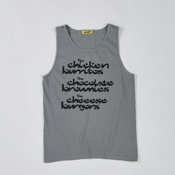 【SAVE SHOCK|セーブショック】FAVORITE FOODS TANK TOP/ファイバリットタンクトップ(PINK , WHITE , GRAY)
