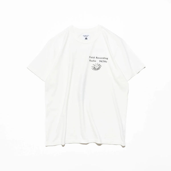 TACOMA FUJI RECORDS|タコマフジレコード FIELD RECORDING RADIO Tee designed by Noriteru Minezaki(WHITE)
