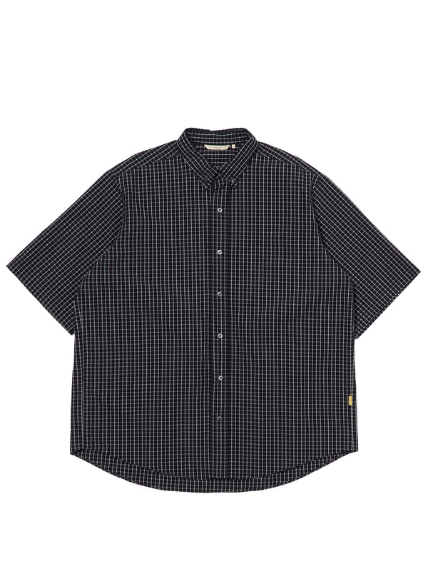 【FARAH|ファーラー】B.D S/S SHIRT/ボタンダウンS/Sシャツ(NAVY PLAIDS)