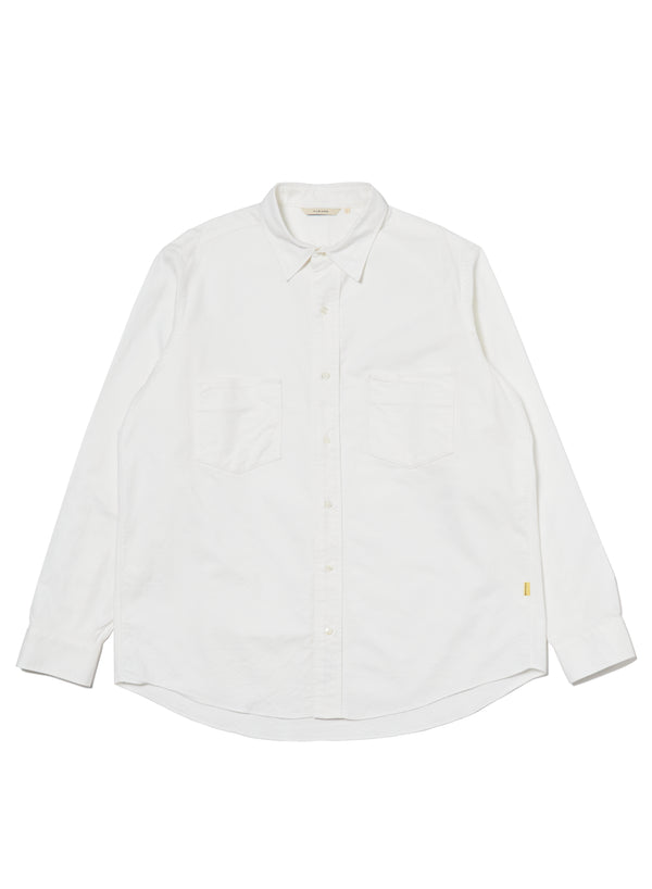 【FARAH|ファーラー】FARAH POCKET L/S SHIRT/ファーラーポケットL/Sシャツ(WHITE)