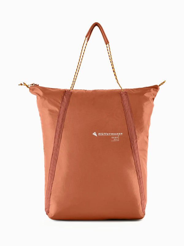 【KLATTERMUSEN|クレッタルムーセン】GEBO BAG 23L(PURULE DOVE , CLOUD BERRY , RAVEN) 正規取扱店舗 公式オンライン通販 島根 松江 26FW ジェボ 23L ベストセラー ライトウェイト トートバッグ 