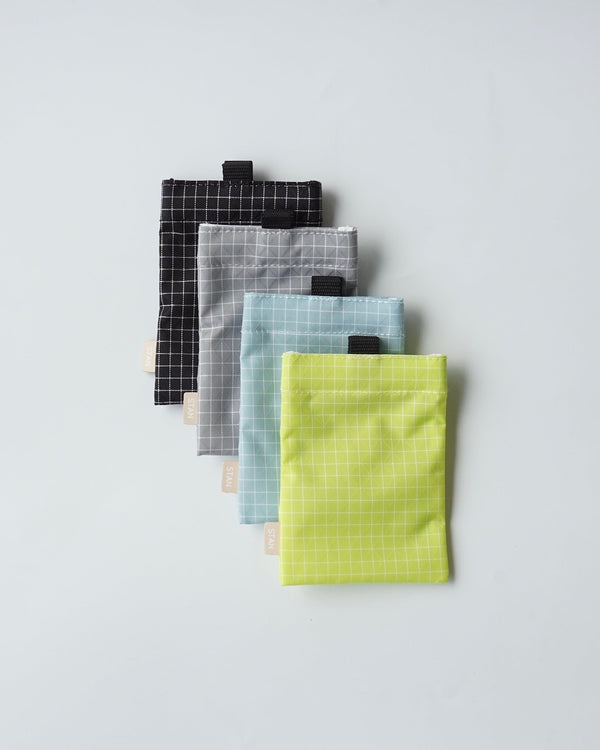 【STAN|スタン】GRID VELCRO PURSE/グリッドベルクロパース(GRAY , ICE BLUE , BLACK , LIME YELLOW) 正規取扱店舗 公式オンライン通販 島根 松江 STAN STORE スタンストア