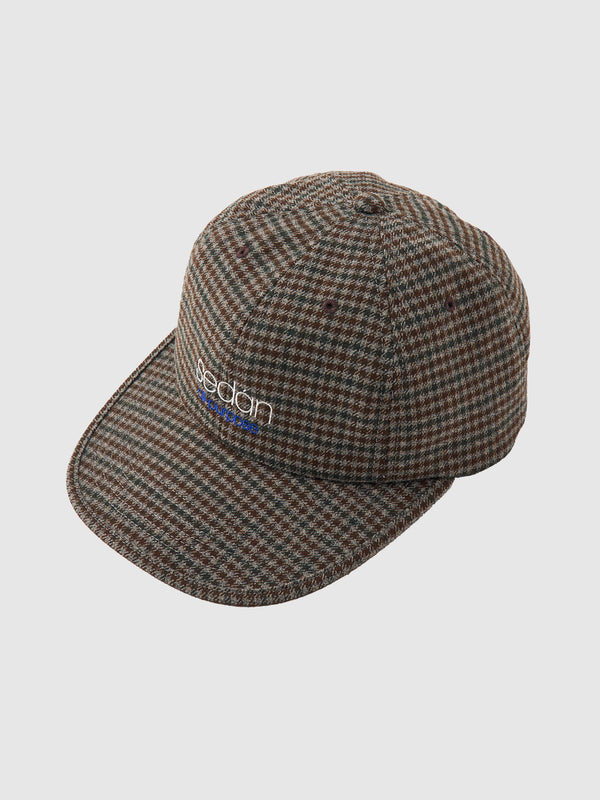 【SEDAN ALL-PURPOSE | セダンオールパーパス】CLASSIC LOGO TECH WOOL CAP/クラシックロゴテックウールキャップ(GREY PLAID)