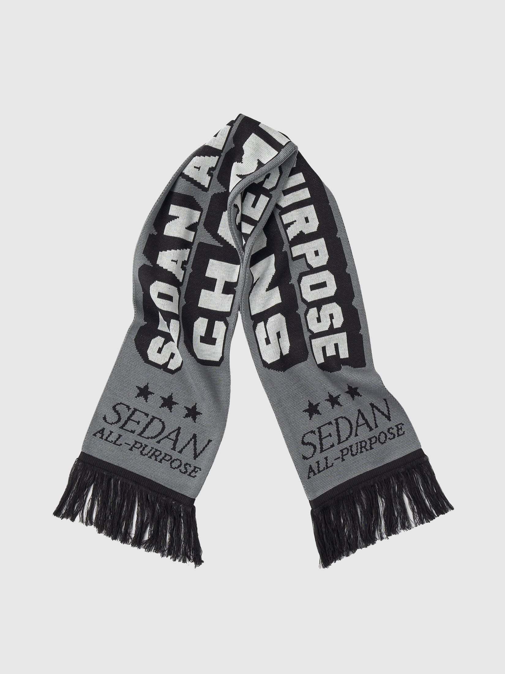 SEDAN ALL-PURPOSE/ Football Scarf グレー フットボールスカーフ(GREY)SEDAN ALL-PURPOSE|セダンオール