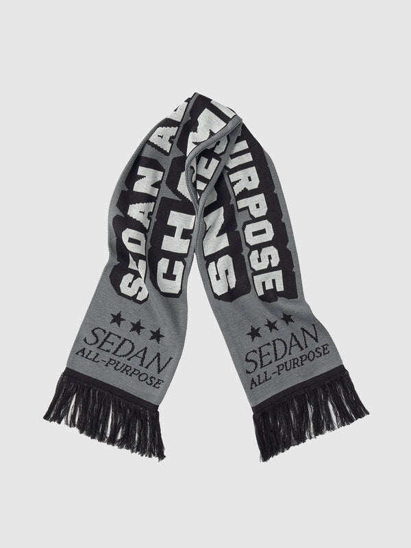 【SEDAN ALL-PURPOSE | セダンオールパーパス】FOOTBALL SCARF/フットボールスカーフ(GREY)