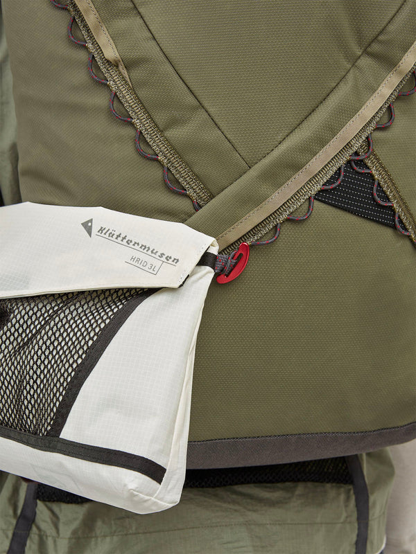 【KLATTERMUSEN|クレッタルムーセン】HRID WP ACCESSORY BAG 3L(SLATE BROWN , SILVER CREME , RAVEN) 26FW 正規取扱店舗 公式オンライン通販 島根 松江 フリッド ウォータープルーフ アクセサリバッグ 3L 防水 サコッシュ 